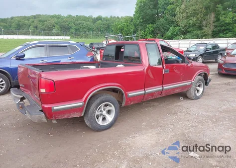 1998 Chevrolet S-10 Ls Fleetside из США, поврежденный, VIN 1GCCS1946WK123110